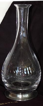 Match Italian Pewter's stamped hallmark denotes high level of tin purity.  Stylish yet understated elegance that blends with any decor -- Match.